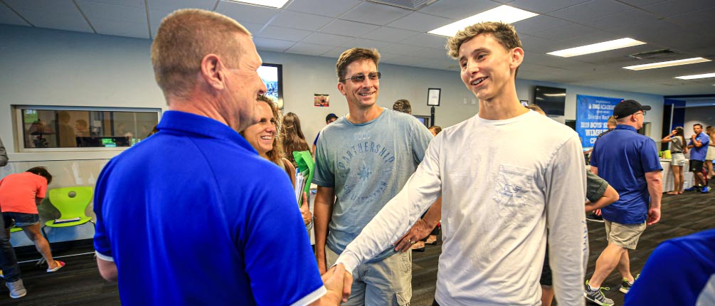 Meeting a college coach Meeting a college coach
